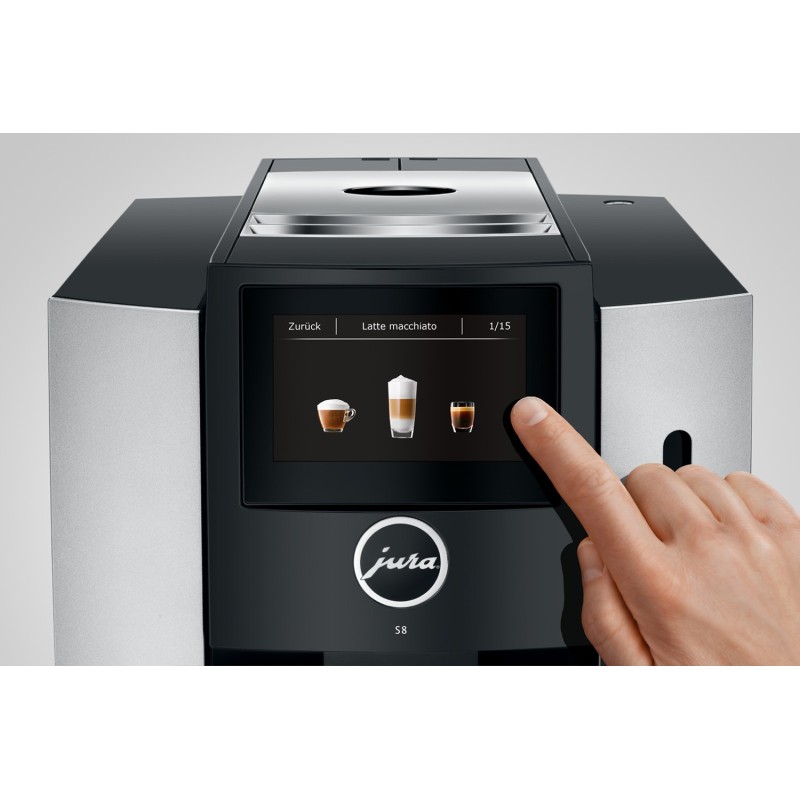 S8 (EA) Moonlight Silver - Machine à café Automatique JURA