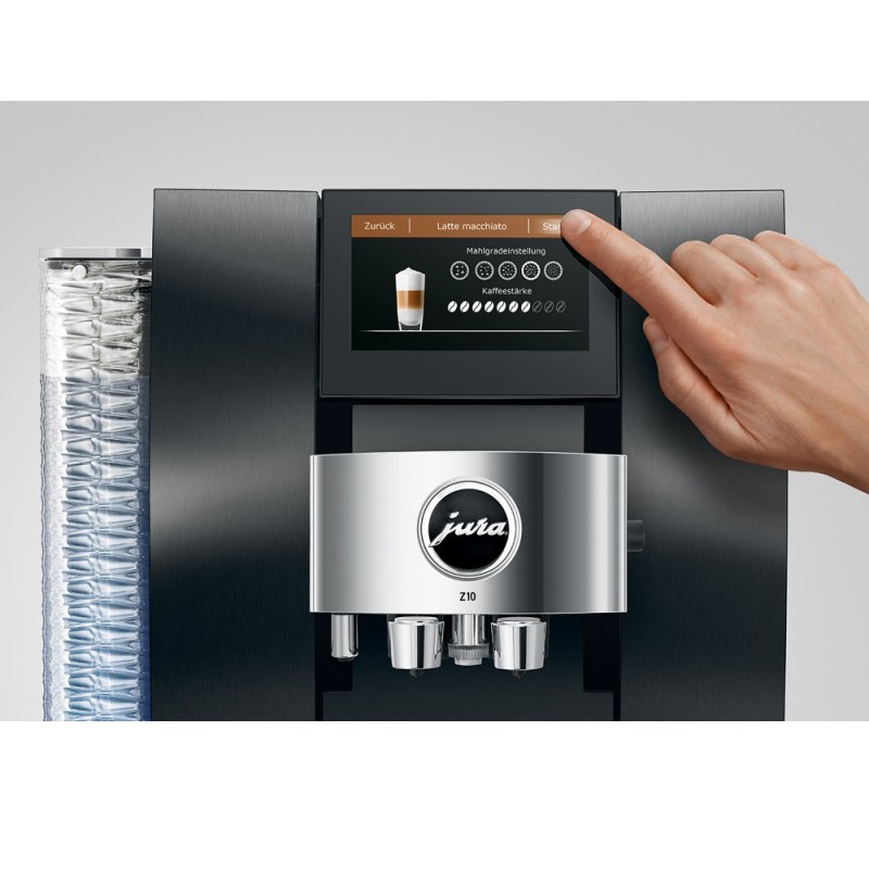 Z10 aluminium Dark Inox (EA) - Machine à café automatique JURA