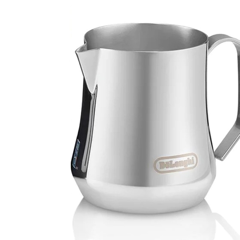 Pot à Lait en Acier Inox avec Poignée - 500 ml - Avec Lignes de Mesure -  Lavable au lave-vaisselle - Accessoire pour Barista : : Cuisine et  Maison