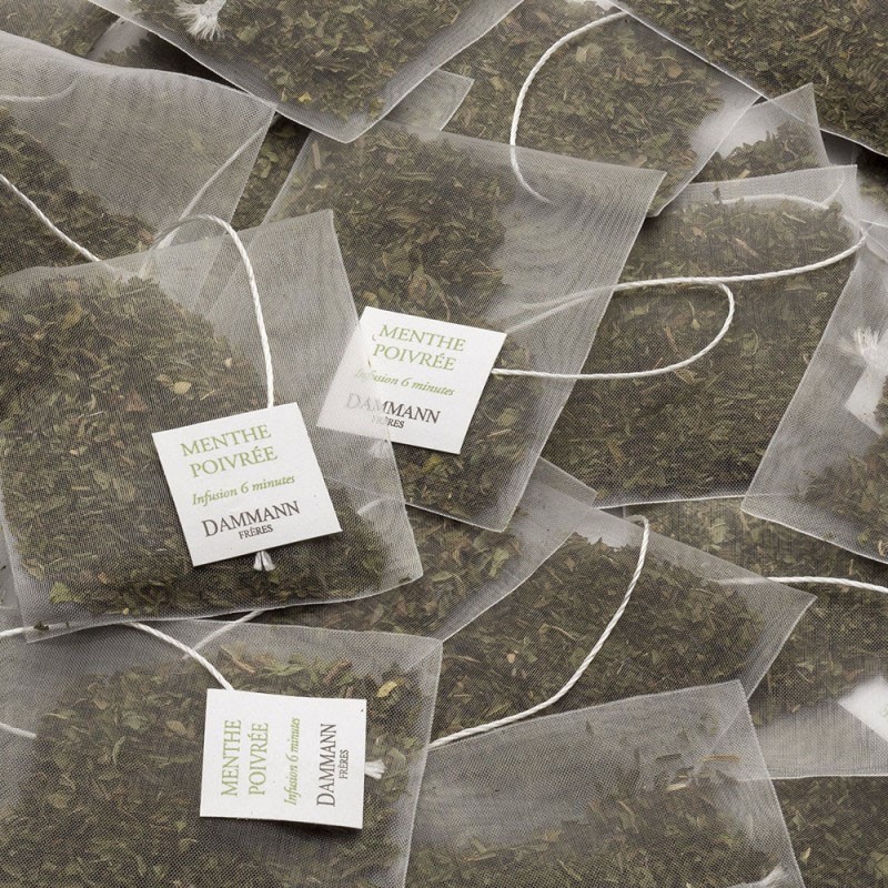 Tisane Menthe Poivrée - Boite 24 Sachets Suremballés Dammann