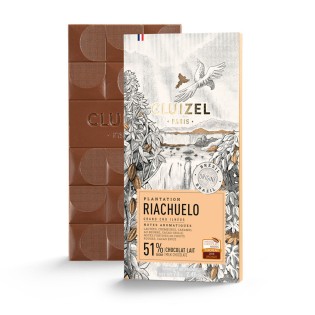 Riachuelo lait 51% - Tablette de chocolat au lait Cluizel