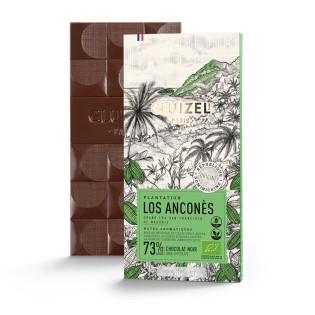 Los Ancones Bio 73% 70g - Tablette de chocolat noir CLUIZEL