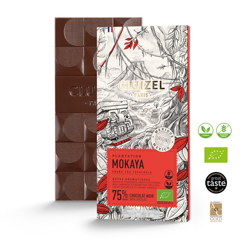 Mokaya Mexique Bio 75% 70g