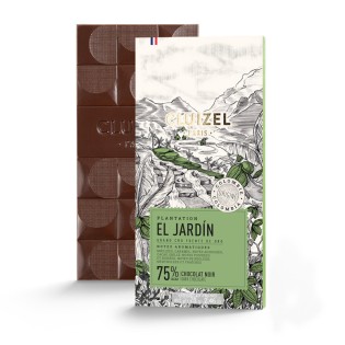 EL Jardin 75% 70g- Tablette de Chocolat noir Cluizel