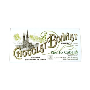 Puerto Cabello 75% - Tablette de chocolat noir 100g Bonnat