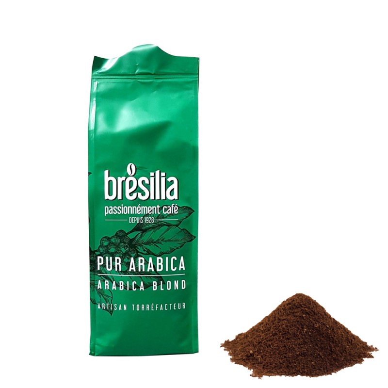 Pur Arabica Blond moulu 250g - Café Brésilia - ref 1301