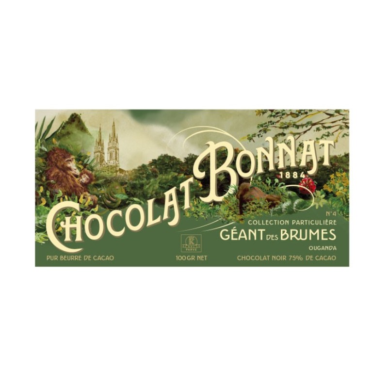 Géant des Brumes - Tablette de 100g de chocolat Bonnat