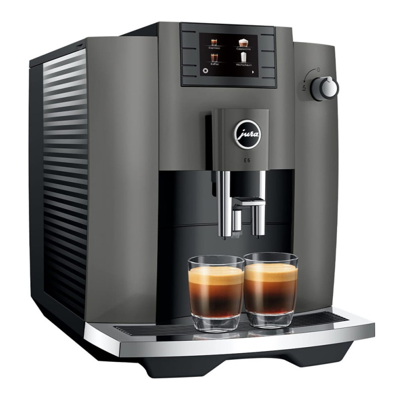 JURA E6 Piano White (EB) – machine expresso – café en grain