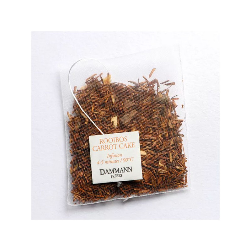 Rooibos Carrot Cake – Boite 25 sachets Cristal Dammann