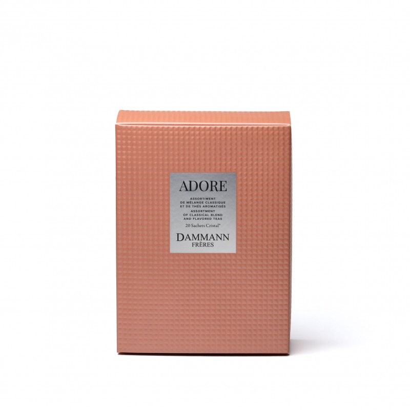 Adore - Coffret 20 sachets de thés iconiques suremballés Dammann