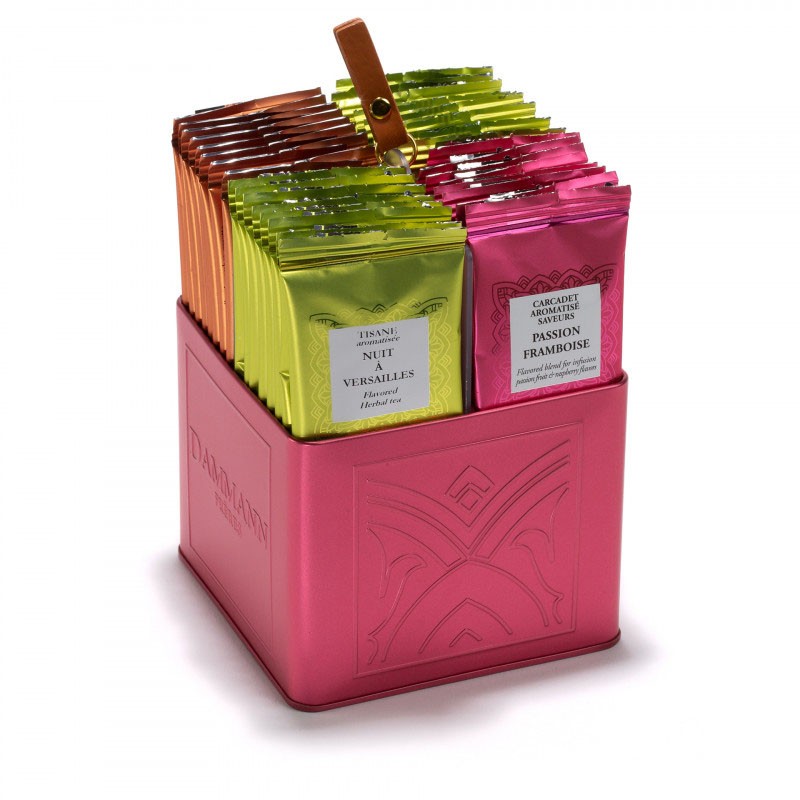 Bienvenue - Coffret en bois 42 sachets de Thés et infusions Dammann