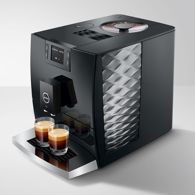 C3 Piano Black (EA) - machine à café automatique Pure Coffee JURA