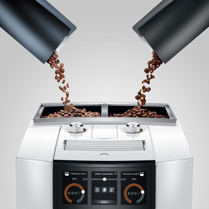 JURA J8 twin Diamond White - Machine à café automatique JURA