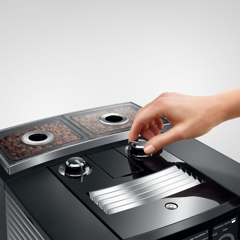 J8 twin Diamond Black (EA) - Machine à café automatique JURA