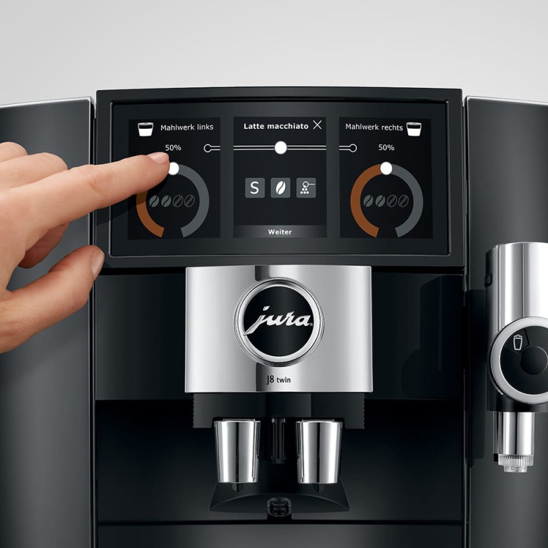 J8 twin Diamond Black (EA) - Machine à café automatique JURA