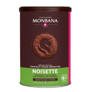 Noisette - Chocolat en poudre arômatisé  250g Monbana