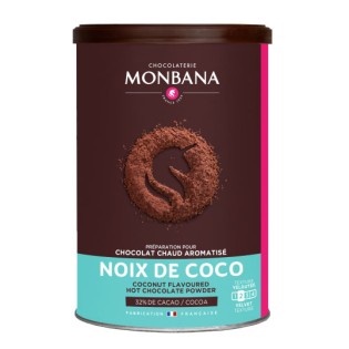 Noix de Coco - Chocolat en poudre arômatisé 250g Monbana