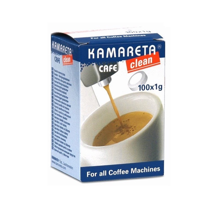 KAMARETA CAFE CLEAN - Boite de 100 pastilles de nettoyage pour